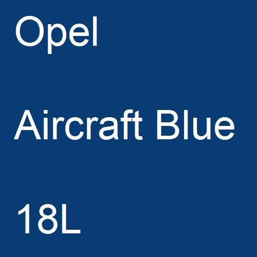 Opel, Aircraft Blue, 18L.